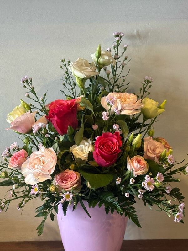 Flowers delivered to customer