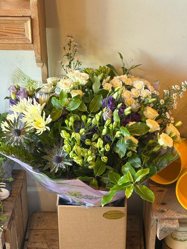 Flowers delivered to customer