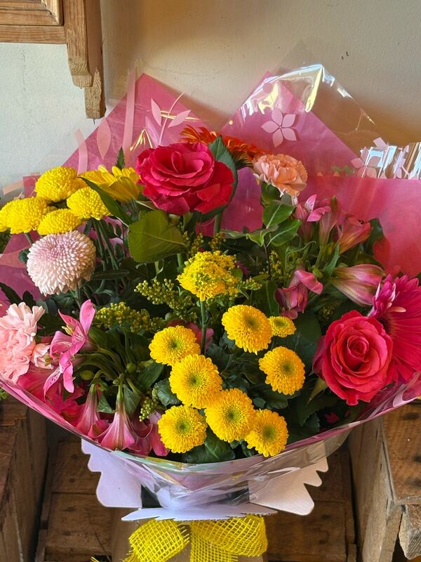 Flowers delivered to customer