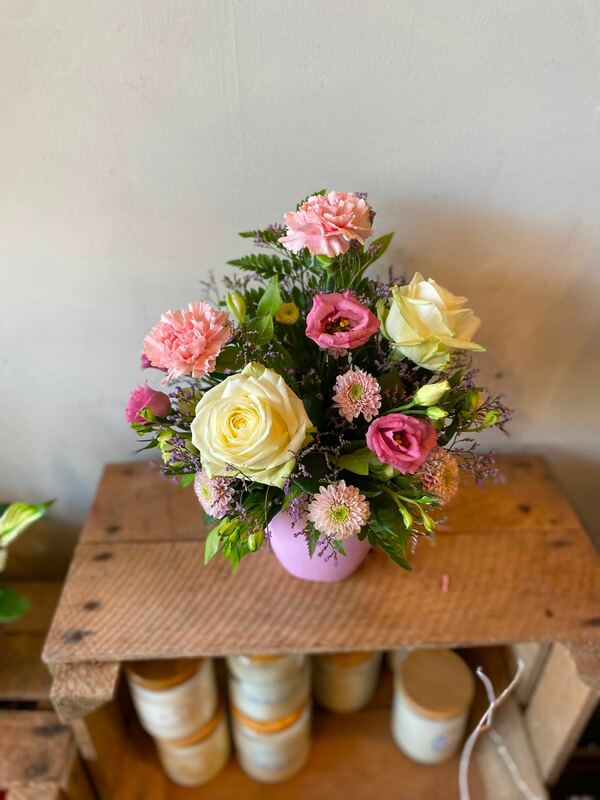 Flowers delivered to customer