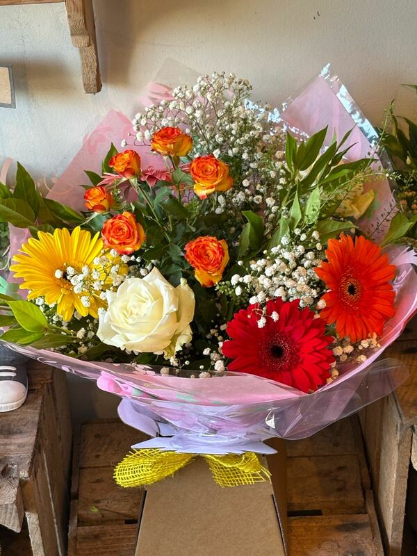 Flowers delivered to customer