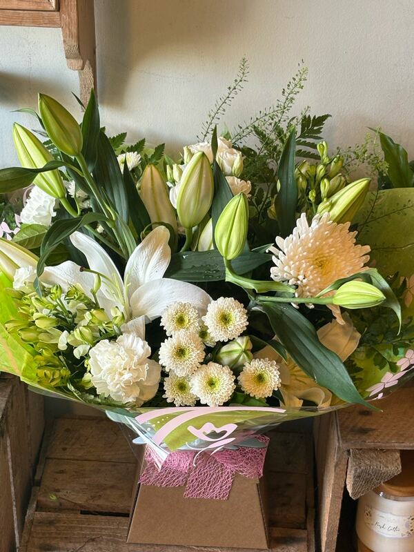 Flowers delivered to customer