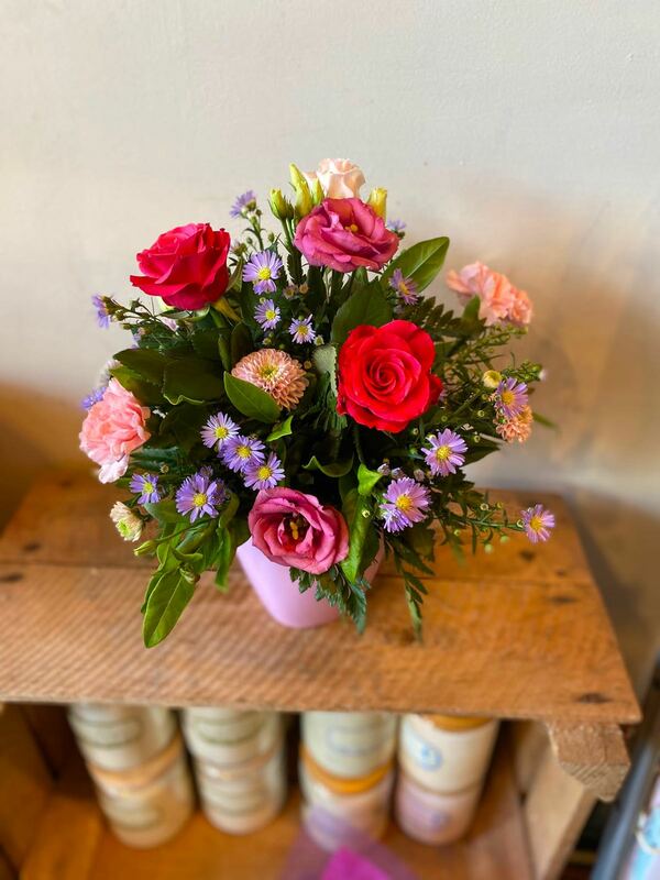 Flowers delivered to customer