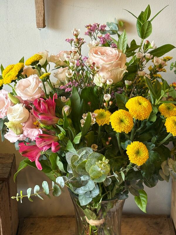 Flowers delivered to customer