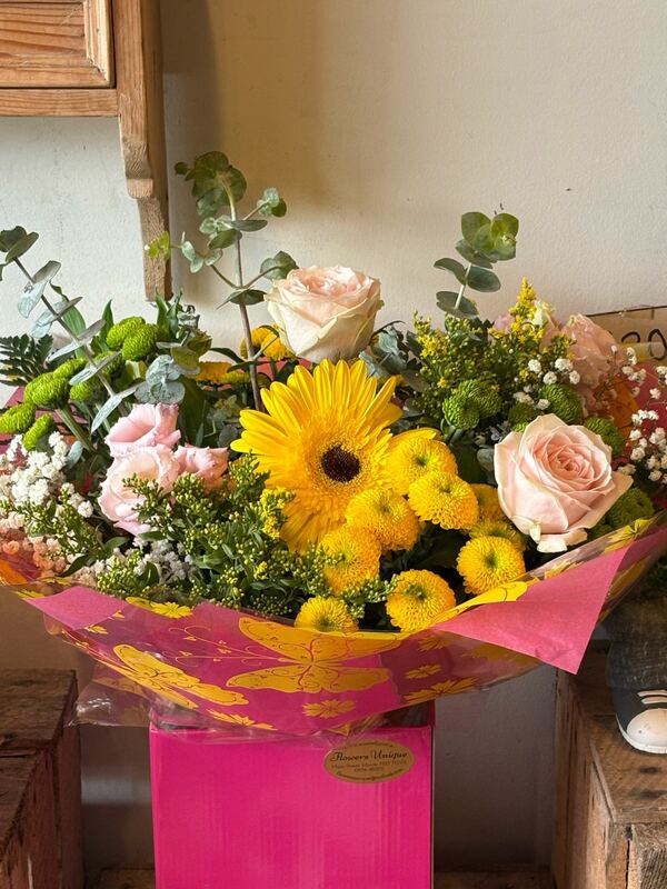 Flowers delivered to customer