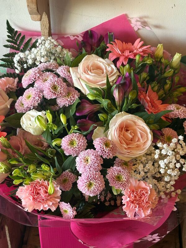 Flowers delivered to customer