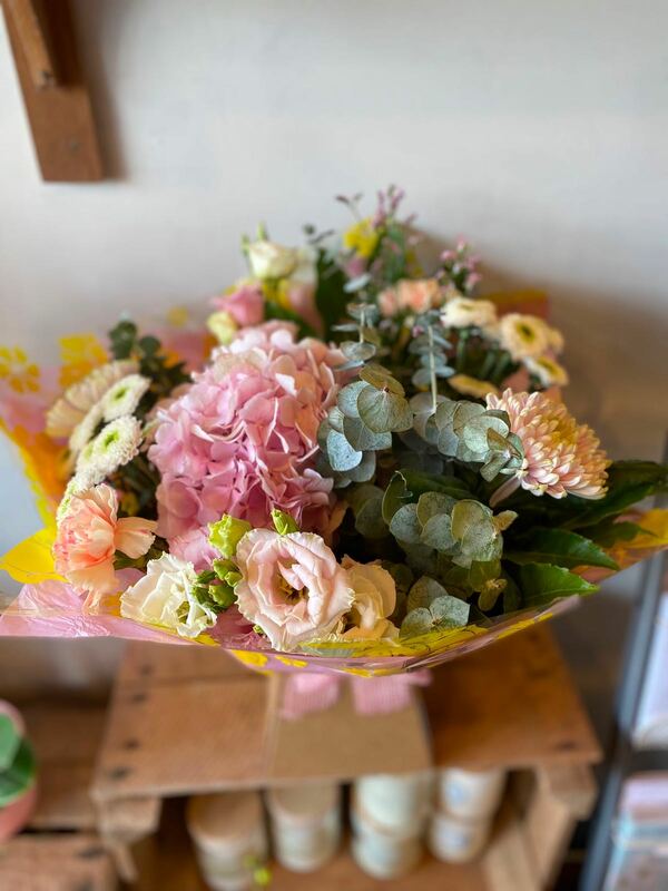 Flowers delivered to customer