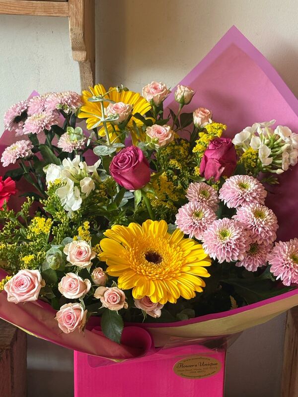 Flowers delivered to customer