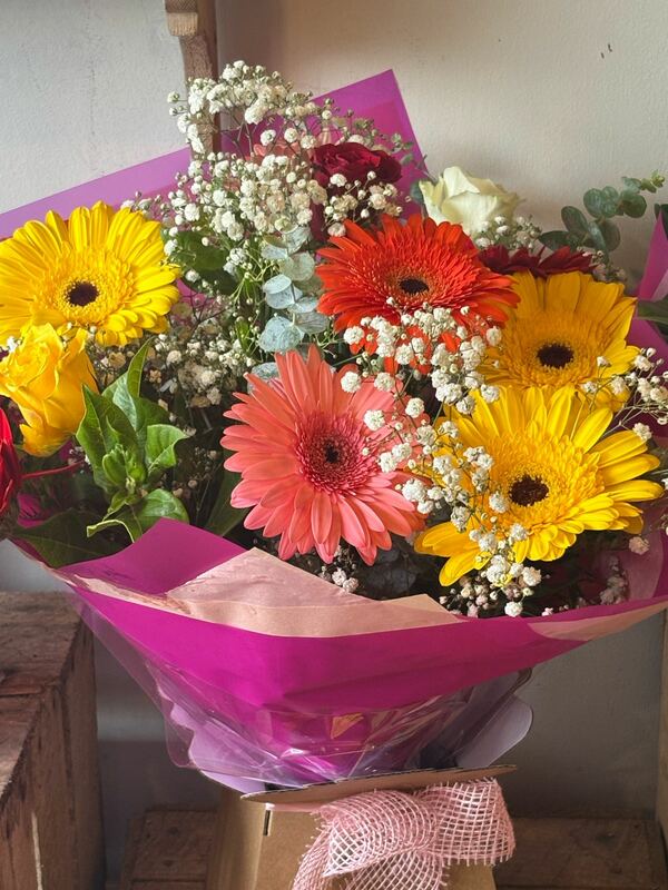 Flowers delivered to customer