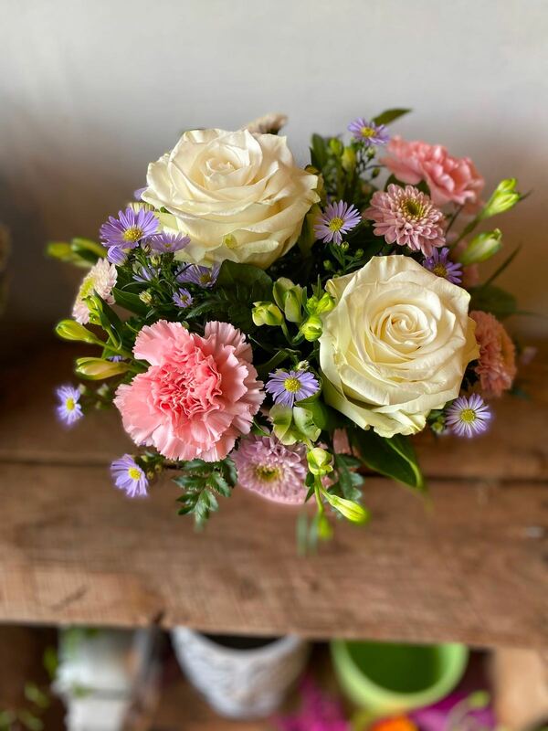 Flowers delivered to customer