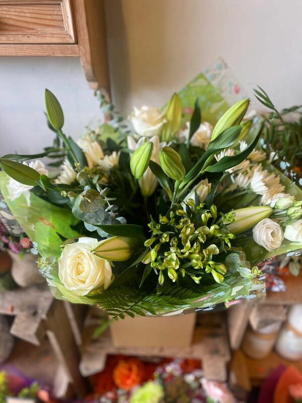 Flowers delivered to customer