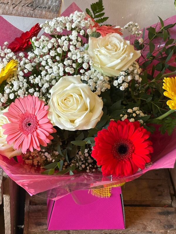 Flowers delivered to customer