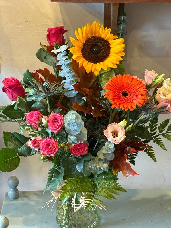 Flowers delivered to customer