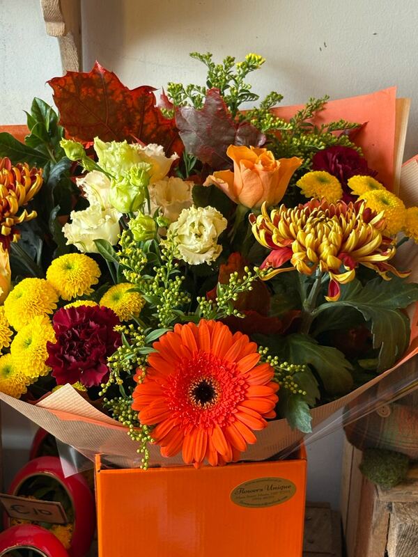 Flowers delivered to customer