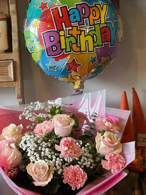 Flowers delivered to customer