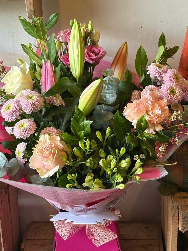 Flowers delivered to customer