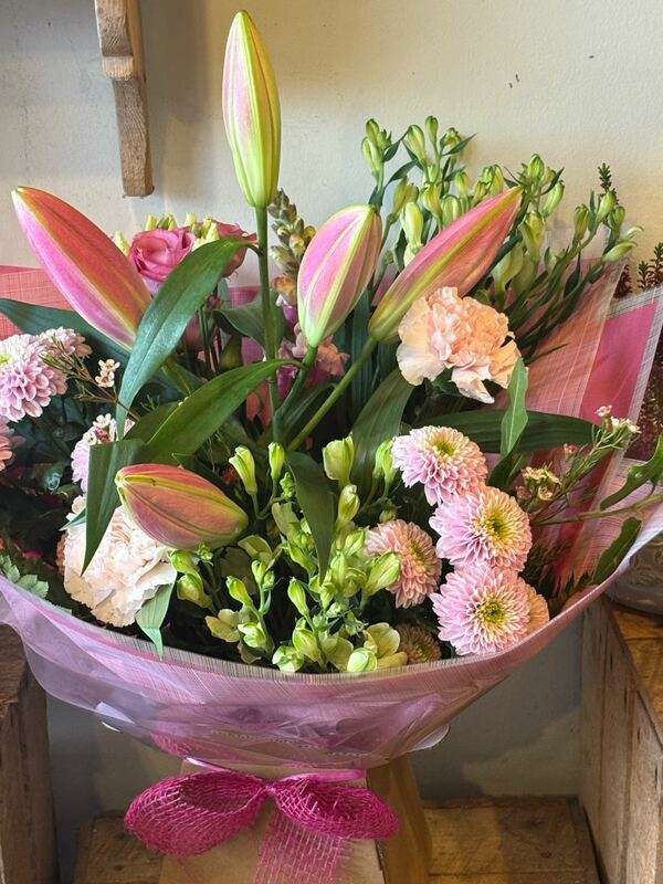 Flowers delivered to customer