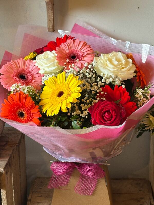 Flowers delivered to customer