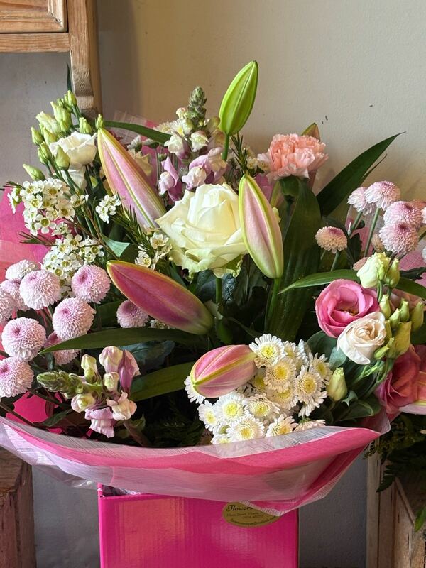 Flowers delivered to customer