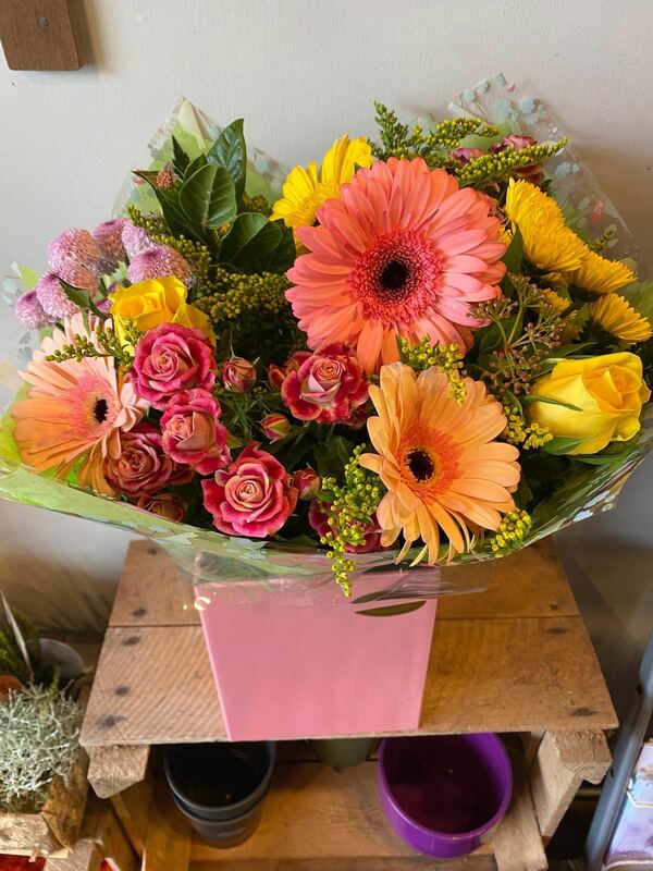 Flowers delivered to customer