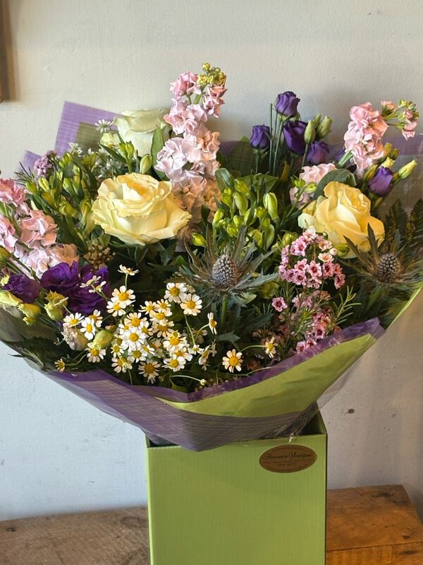 Flowers delivered to customer