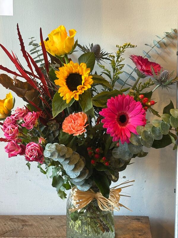 Flowers delivered to customer