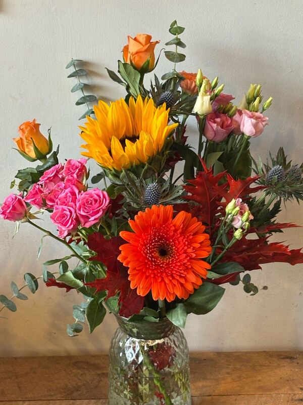 Flowers delivered to customer