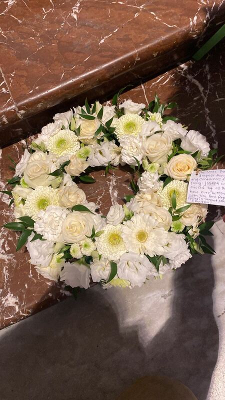 Flowers delivered to customer