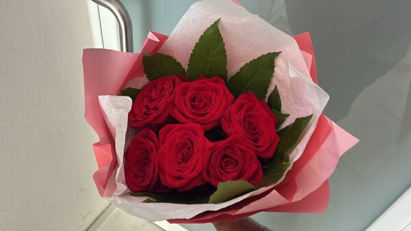 Flowers delivered to customer
