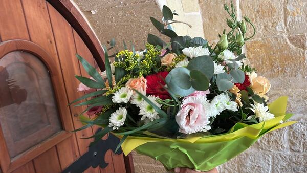 Flowers delivered to customer