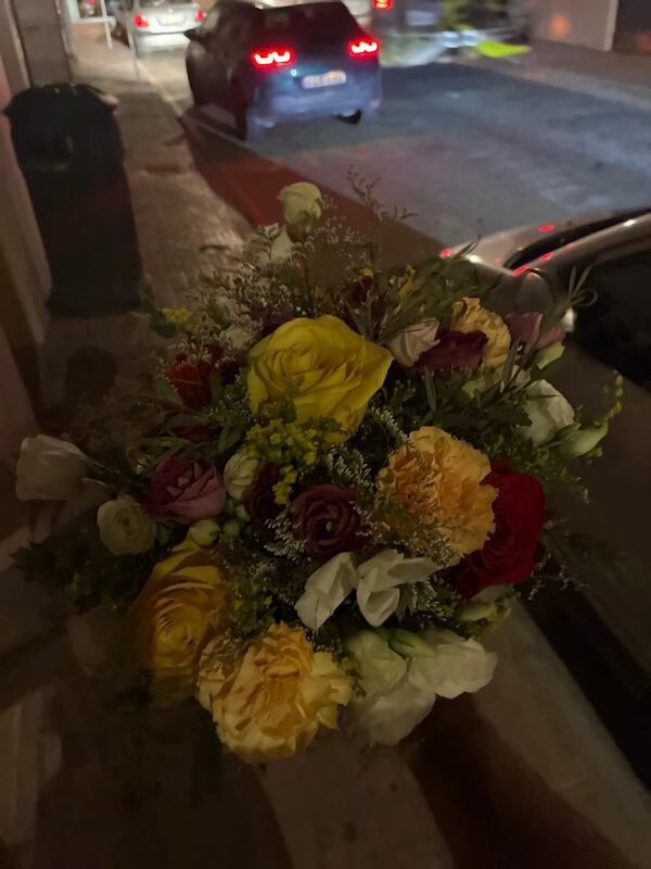 Flowers delivered to customer