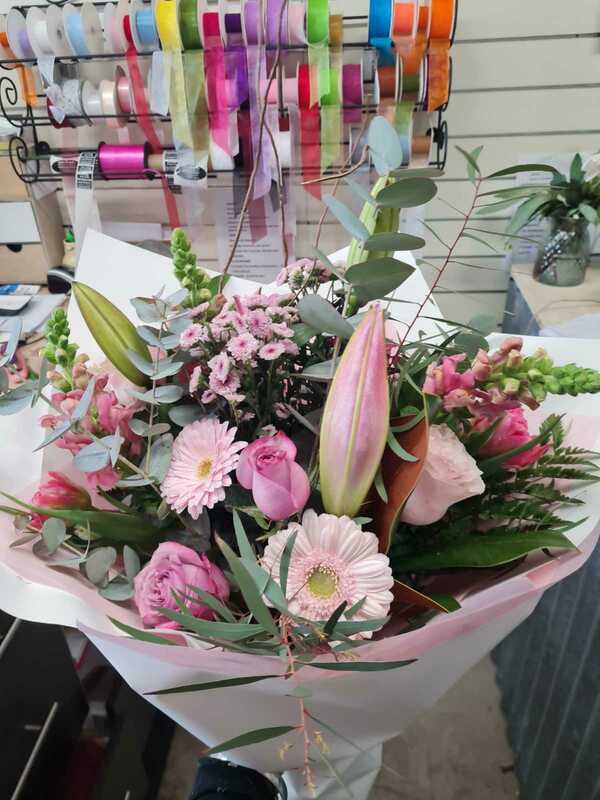 Flowers delivered to customer