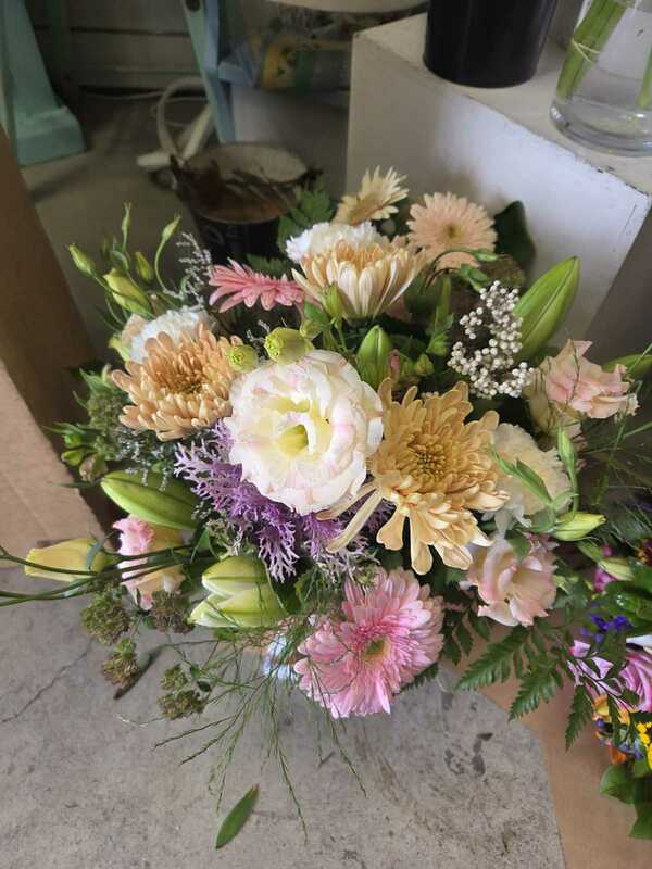 Flowers delivered to customer
