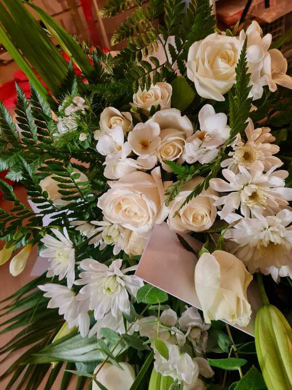 Flowers delivered to customer