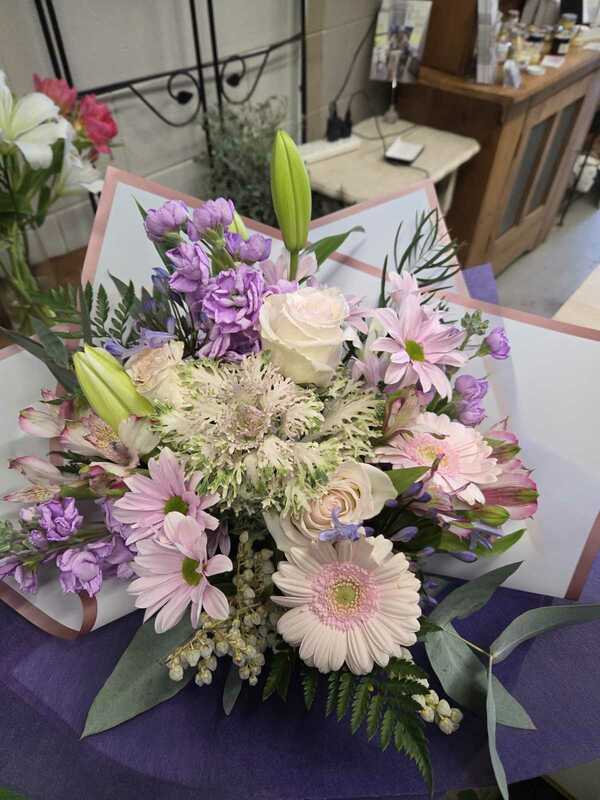 Flowers delivered to customer