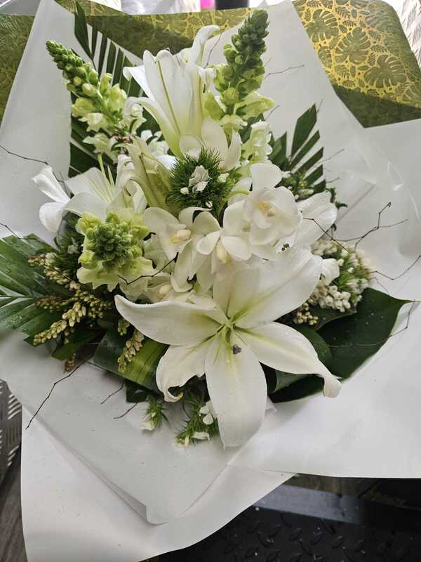 Flowers delivered to customer