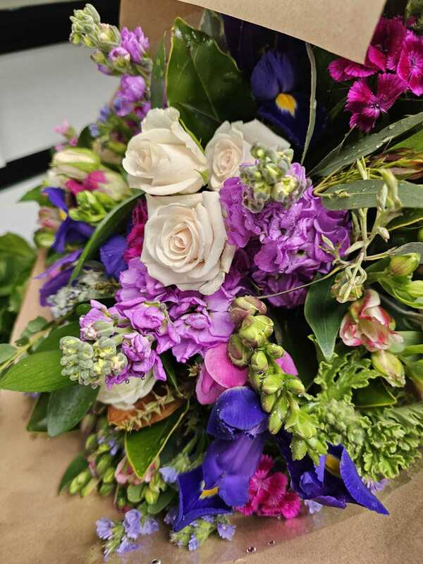 Flowers delivered to customer