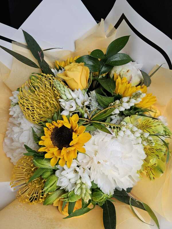 Flowers delivered to customer