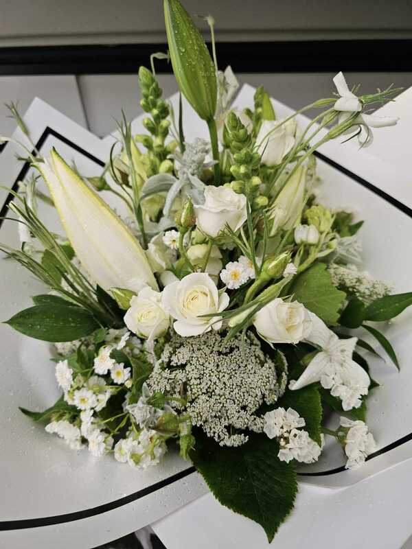 Flowers delivered to customer