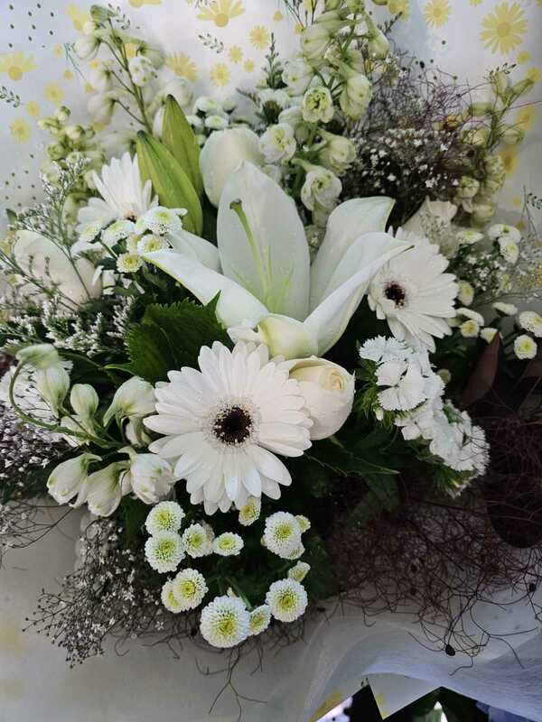 Flowers delivered to customer
