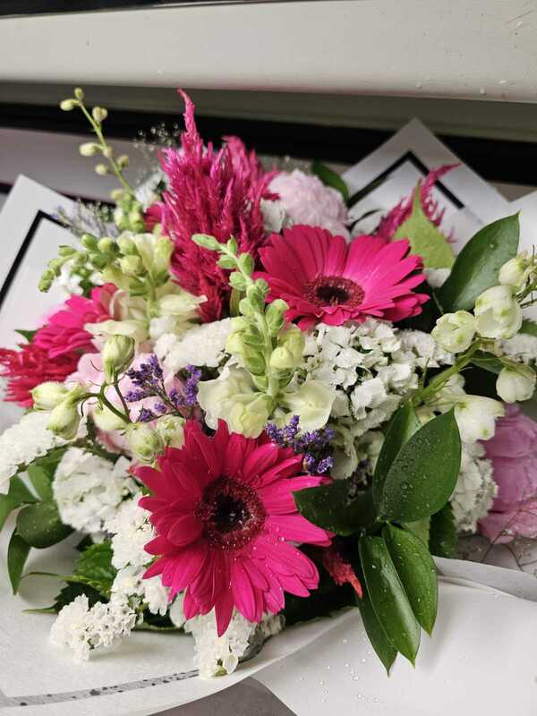 Flowers delivered to customer