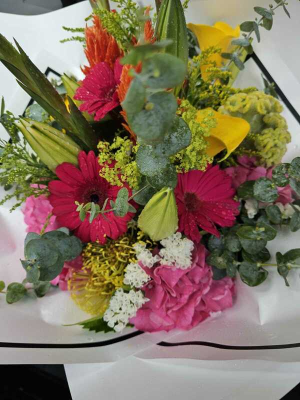 Flowers delivered to customer