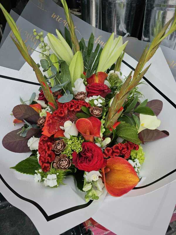 Flowers delivered to customer