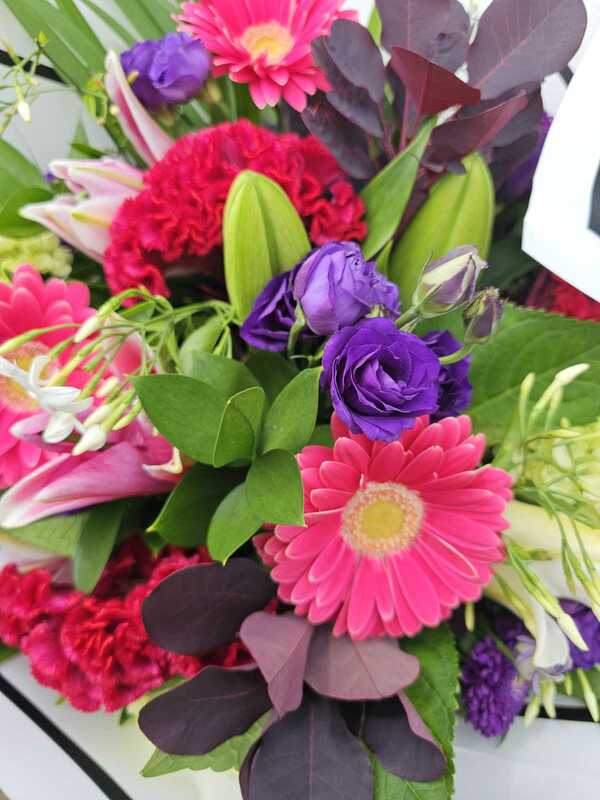 Flowers delivered to customer