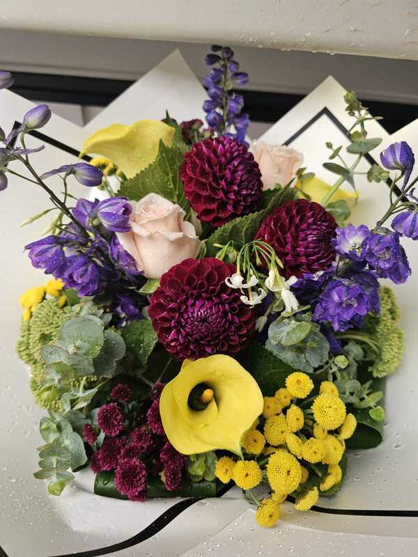 Flowers delivered to customer