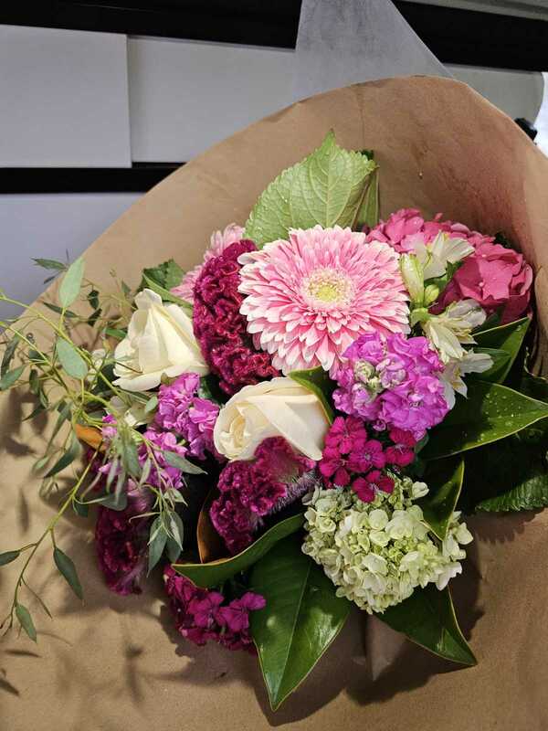 Flowers delivered to customer