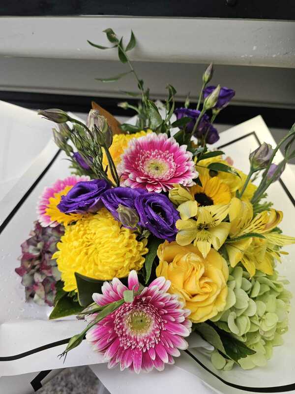 Flowers delivered to customer