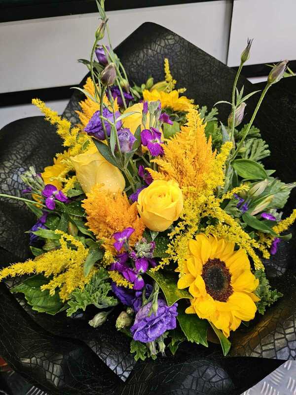 Flowers delivered to customer