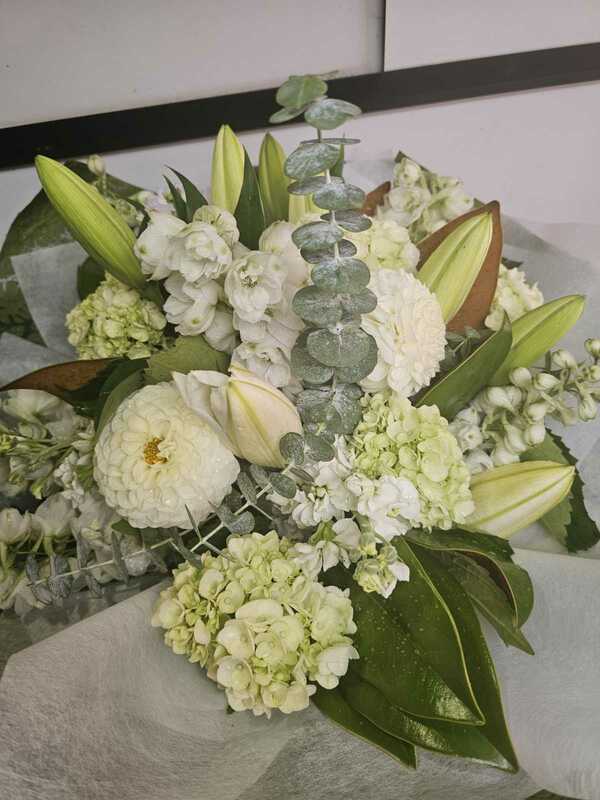 Flowers delivered to customer