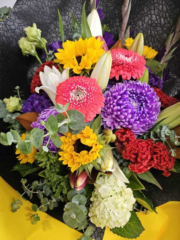 Flowers delivered to customer